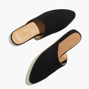Madewell Kasey Mules 6.5 in True Black with Box